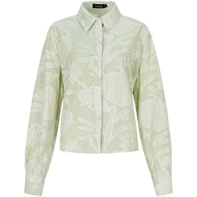 G-Maxx blouse Kimberly - Light Moss/Sand