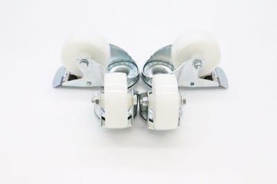 Wielen voor Werktafel Combisteamer - 2 met rem - 4.3 Inch / 11 cm