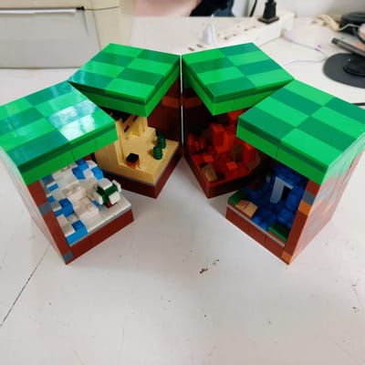 Hoge Kwaliteit Creatieve Hoge Kwaliteit Kubus Hoge Kwaliteit Bouw Hoge Kwaliteit Gepixeld Hoge Kwaliteit Gras Hoge Kwaliteit Blok Hoge Kwaliteit Moc groen