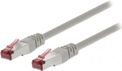Nedis CAT6 Netwerkkabel - RJ45 Male - RJ45 Male - S/FTP - 15.0 m - Rond - PVC - Grijs - Label