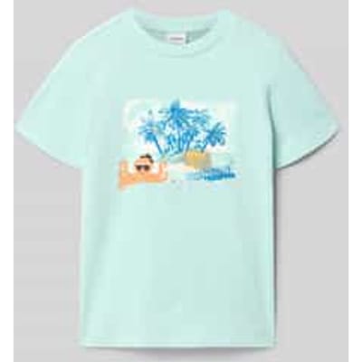 T-shirt recht model met fotoafdruk en Foam kind s.Oliver