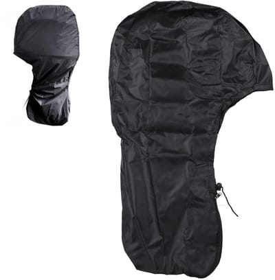 Allecto - Buitenboordmotorkap - Waterdichte Motorkap - Bescherming tegen weer en wind - Zware polyester stof - Voor buitenboordmotoren 15-20 pk - I...