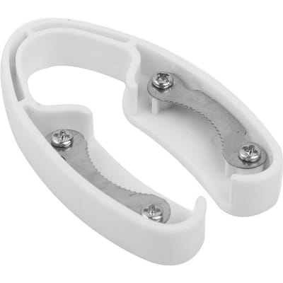 Ouvre-bouteille de vin facile Lame Coupe-papier aluminium pour bouteilles de vin Ouvreur d'emballage en étain (blanc) blanc