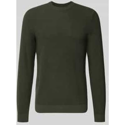 Gebreide pullover met ribboorden