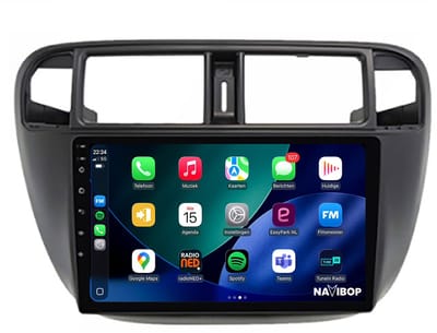 Geschikt voor Honda Civic (1996 t/m 2000) | 4+64GB 8-CORE | 9 inch Android 15.0 CarPlay autoradio | Draadloos CarPlay & Android Auto | Externe microfoon | Bluetooth & WiFi | NAVIBOP NB-5008 | Bouwjaar 1996 t/m 2000