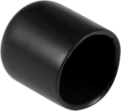 Rubberen Eindkappen - Vinyl Doppen - Bescherming Meubels - Flexibel Materiaal - 17 mm Binnendiameter - Zwart