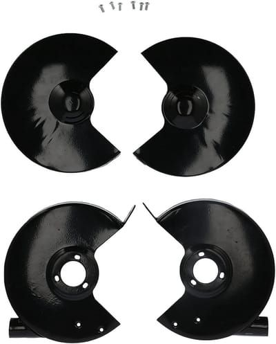 Slijpwielbeschermer - Beschermkap - Veilig Werken - Stalen Constructie - 227 mm Diameter - Zwart