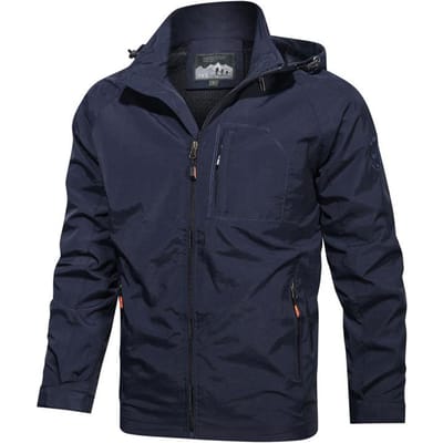 Bergbeklimmen Hooded Windbreaker Heren Casual Jas Outdoor Plus-size Jas Heren 5XL