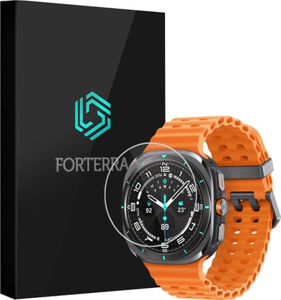 Screenprotector Geschikt voor Samsung Galaxy Watch Ultra - Sterk & Shockproof - Tempered Glass - Gehard Glas - Beschermglas Screen Cover - Bescherm Protector voor Smartwatch
