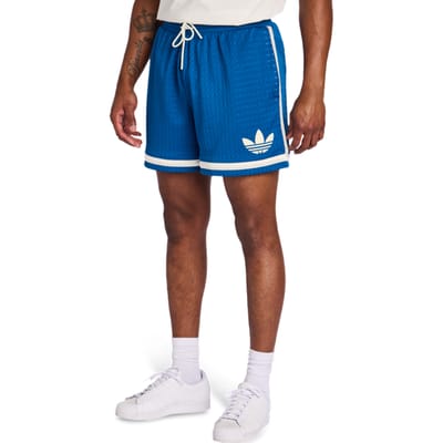 Adidas Warp Knit Korte Broeken Heren - Blauw - Maat XXL - Poly Mesh