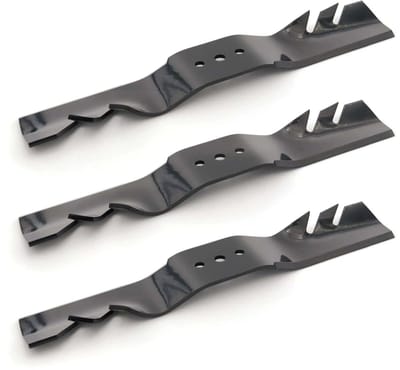 3x To the South® 35.8 cm 3-in-1 maaimes geschikt voor Husqvarna (Rider), Jonsered, McCulloch, Partner & Zenoah - 94cm maaidek - set van 3 messen