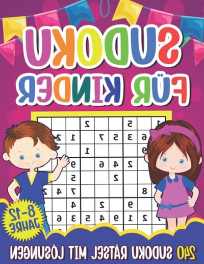 Sudoku Kinderboek - Puzzelboek Cijfers - Hersenen Trainen - 240 Sudoku Puzzels - 21.59 x 27.94 cm - Kleurrijk