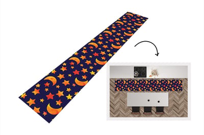 Keukenloper - Loper keuken - Sterren - Nacht - Patronen - Kind - 300x50 cm - Keukenloper vinyl