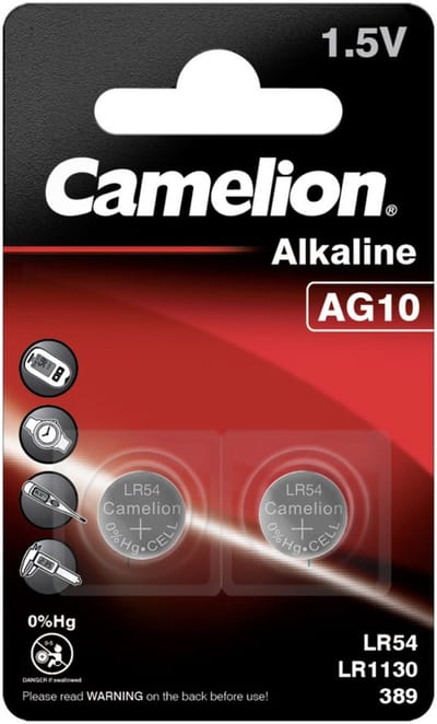 Camelion AG10 alkaline 2-pack
