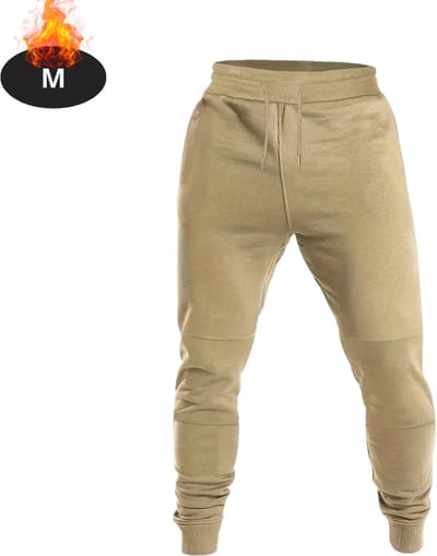 Livano Trainingsbroek Heren - Sportbroek - Trainingsbroek Lang - Trainingspak - Sportkleding - Creme - M
