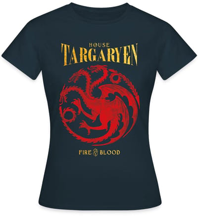 Game Of Thrones Huis Targaryen T-Shirt Dames