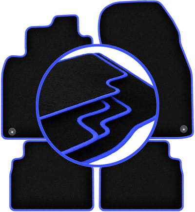 CARLUX-BLUE automatten voor: Saab 9-3 II Y3SF stationwagen, sedan (2002-2014)