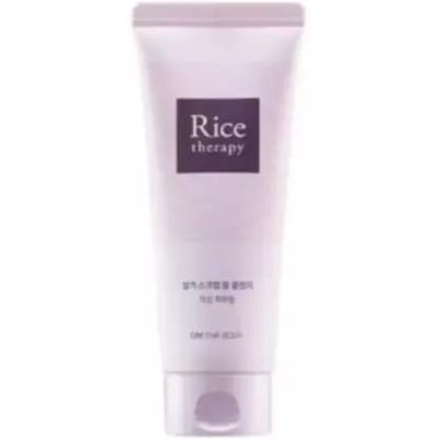 ON THE BODY Mousse Nettoyante Gommante au Son d'Orge Rice Therapy 150ml white