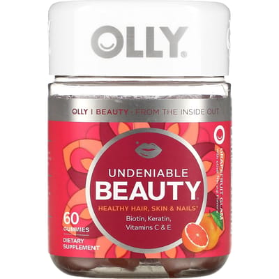 OLLY, Beauté indéniable, Pamplemousse Glam, 60 gummies