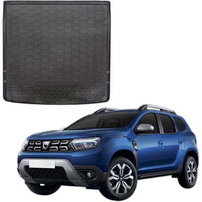 Kofferbakmat - NORM LINERS - Dacia Duster 2WD (2021-2024) - Hoge rand - Antislip - Zwart TPE