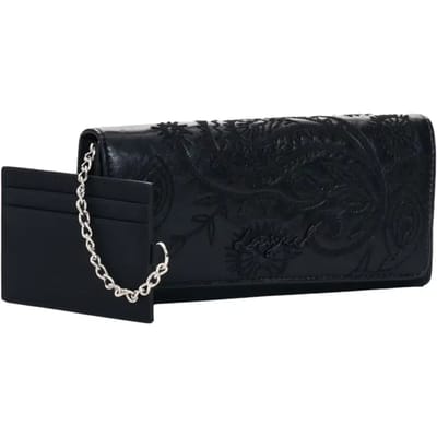 Desigual portemonnee kaarthouder Mone Sirocco Marina Long Wallet Black zwart