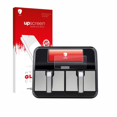 upscreen - Screenprotector voor Kenwood kHealthy Fry Twin Airfryer - Folie Beschermfolie Beschermglas transparant