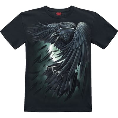 Spiral T-shirt voor kinderen - Kids - Shadow Raven - voor Kinderen - zwart