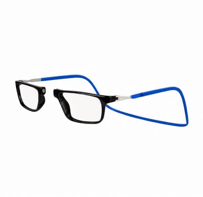 Aidful® Classic - Magneetbril - Klikbril - Anti Blauw Licht - Blauw - Sterkte +1.0