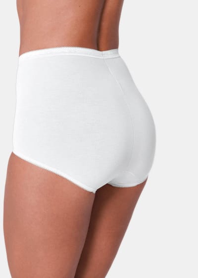 Tailleslip, set van 2 - wit - Gr. 38 van Goldner Fashion