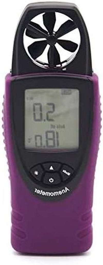 Digitale Anemometer - Windmeter Temperatuurmeter - Weer Meten - Multi-Functioneel Meetinstrument - 1000 Grams - Unicolour