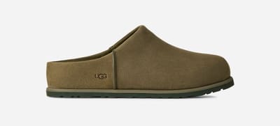 UGG® Otzo Clog in Green, Leather/Wool