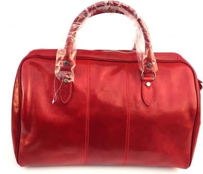 Reistas Holdall Leer - Weekender Tas - Weekendje Weg - Plantaardig Gelooide Huid - 45 x 33 x 22 cm