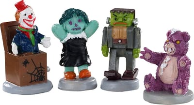 Lemax - Terrible Toys- Set Of 4 - Kersthuisjes & Kerstdorpen