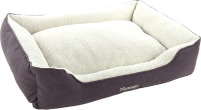 Flamingo Alisha - Mand Honden - Mand Alisha Rechthoekig Donker Taupe 100x80x25cm - 1st - 133803 - 1st