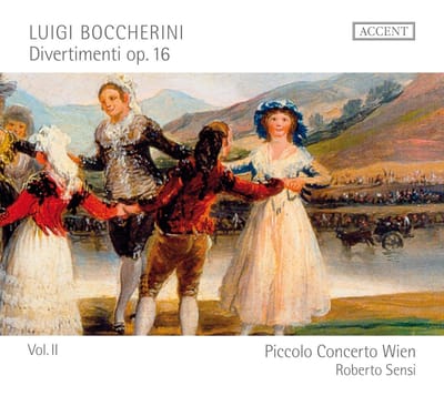 Piccolo Concerto Wien, Roberto Sensi - Boccherini: Divertimenti Op.16 Vol.II (CD)
