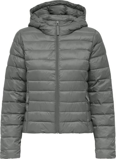 Only Jas Onltahia Lw Quilted Hood Jkt Noos O 15352020 Castor Gray Dames Maat - XS