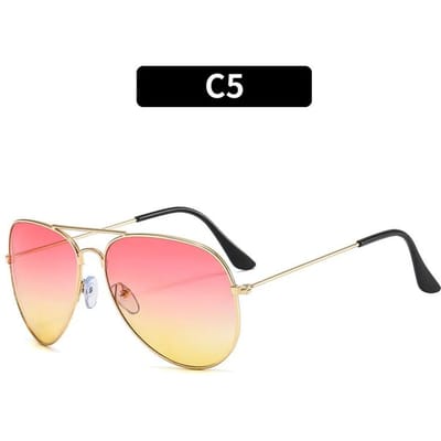 Luxe Dubbele Brug Aviator Zonnebril Vrouw Mannen Legering Frame Piloot Oceaan Kleurverloop Lens Zonnebrillen Vrouwelijke Mannen Brillen As the picture beige