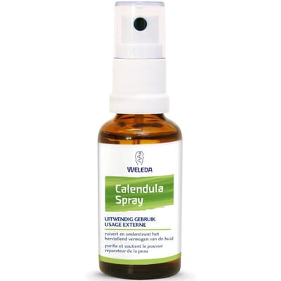 WELEDA Calendula Spray – Natuurlijke Eerste Hulp - Zuivert de Huid - Ondersteunt herstellend vermogen van de huid - 100% Natuurlijke Ingrediënten - 30ml