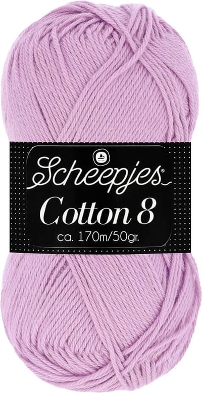 Scheepjes Cotton 8 50g - 529 Paars