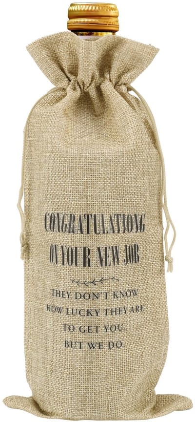 Dailygoody - Wijnzakken - Duurzaam en herbruikbaar - Khaki - Wijnfleszakken - Ideaal voor wijnliefhebbers - Perfect voor cadeau's