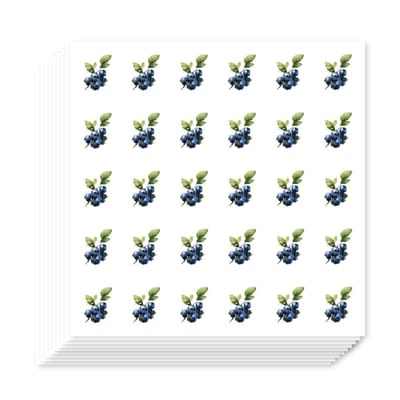 Dailygoods- Stickers 600 Stuks - Zelfklevende Stickers - Schattige Fruitthema Stickers - Planner/Kalender - Knutselkunst - Geschenkzakje - Plakstickers