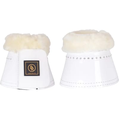 Paardenbellen van schapenvacht BR Equitation Glamour Lacquer