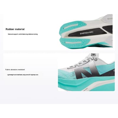 New Balance FuelCell SuperComp Elite v4 Cyber Jade Dames Sneakers Blauw Wit Zwart WRCELCT4 36 white