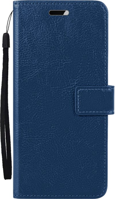 Hoes - Met Pasjeshouder - Geschikt voor OnePlus Nord CE4 - Luxe Bookcase Portemonee - Flip Case - Kunstleer Book Case - Flipcase - Book Cover - Walletcase - PortemonneeHoes - Donkerblauw