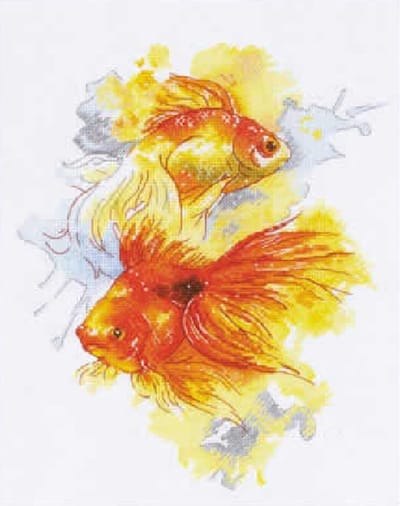 Goldfishes - Aida telpakket - Riolis