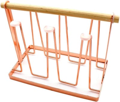 Scandinavische stijl koffiemok met opbergrek voor koffie en theekopjes, ruimtebesparend en praktisch