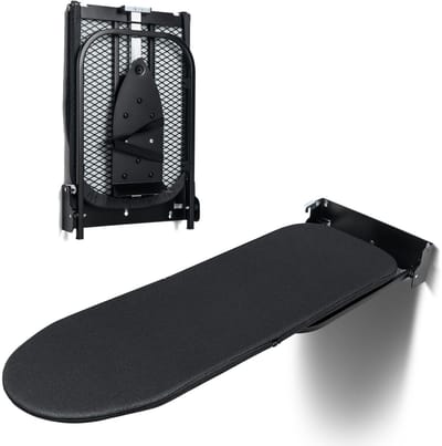 Dailygoods- Strijkplank Inklapbaar - Strijkijzerhouder - Wandmontage - Hittebestendige Hoes - Compact - 31 x 91,5 cm - Muurstrijkplank
