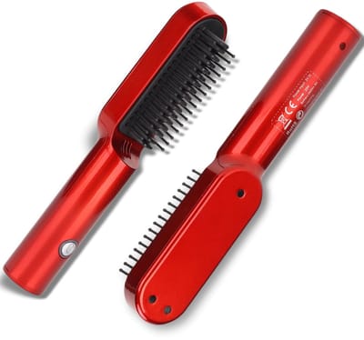 Dailygoods - Elektrische Haarborstel - Draagbare Haarborstel - Oplaadbaar en Duurzaam - USB-oplaadbaar - Voor Thuis en op Reis - Compact formaat
