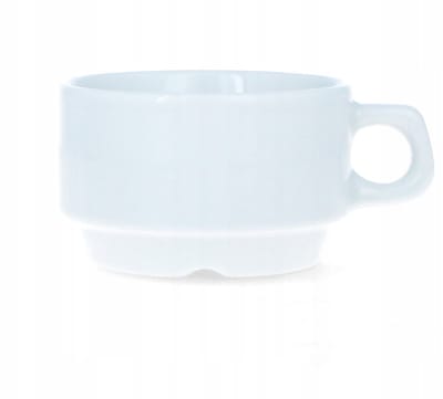 Lubiana Kaszub/Hel Porcelana Mokkakopje/Theekopje Wit 250ml