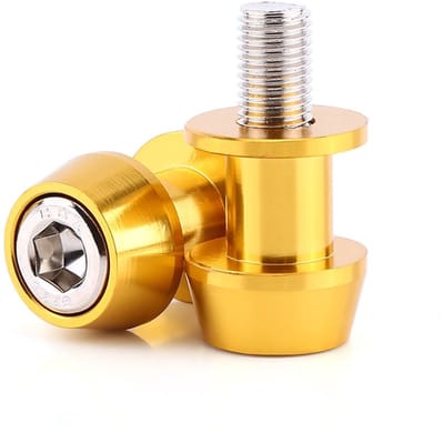 Dailygoods- Zwenkarmspoel CNC-aluminiumlegering - 8/10 mm - Motorfiets - Swingarm - Bobbins - Hard geanodiseerd - Motorfietsaccessoire